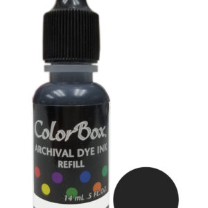 Clearsnap - ColorBox - Archival Dye Ink - Reinker - Wicked Black