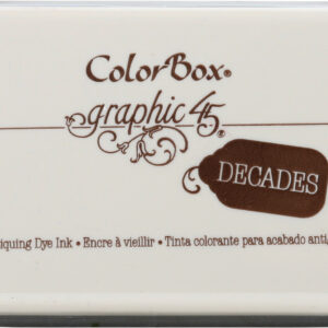 Clearsnap - ColorBox - Graphic 45 - Antiquing Dye Ink Pad - Dark Cashmere