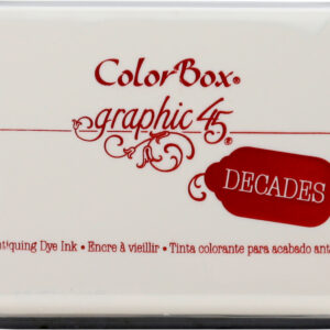 Clearsnap - ColorBox - Graphic 45 - Antiquing Dye Ink Pad - Triumphant Red