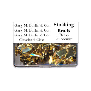 Gary Burlin - Metal Brads - Stocking - Brass (50 Pieces)