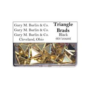 Gary Burlin - Metal Brads - Triangle - Brass (50 Pieces)