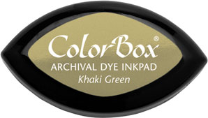 Clearsnap - ColorBox - Cat's Eye - Archival Dye Ink - Pad - Khaki Green