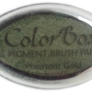 Clearsnap - ColorBox - Cat's Eye - Classic Pigment Ink - Pad - Metallic - Peacock Gold