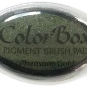 Clearsnap - ColorBox - Cat's Eye - Classic Pigment Ink - Pad - Metallic - Pheasant Gold