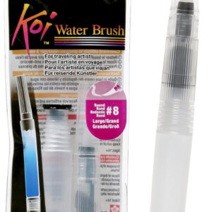 Sakura - Koi - Waterbrush - Large Round (#8)