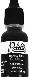 Stewart Superior - Palette - Stamp & Stick Glue Pad - Reinker - Black