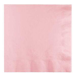Beverage Napkin - Classic Pink (50 Pieces)