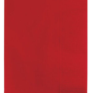 Guest/Dinner Napkin - Red (50 Pieces)