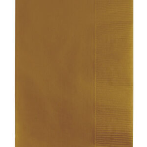 Guest/Dinner Napkin - Gold (50 Pieces)