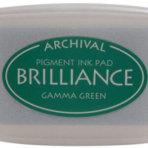 Tsukineko - Brilliance - Pigment Ink - Pad - Gamma Green