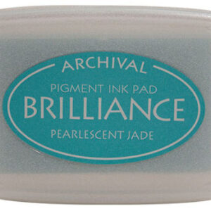 Tsukineko - Brilliance - Pigment Ink - Pad - Pearlescent Jade