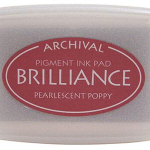 Tsukineko - Brilliance - Pigment Ink - Pad - Pearlescent Poppy