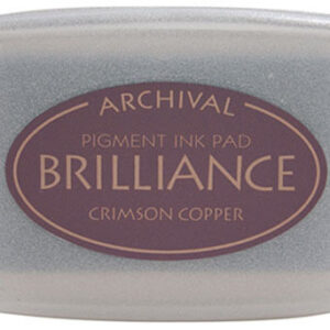 Tsukineko - Brilliance - Pigment Ink - Pad - Crimson Copper