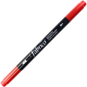 Tsukineko - Fabrico - Dual-Tip Fabric Marker - Poppy Red