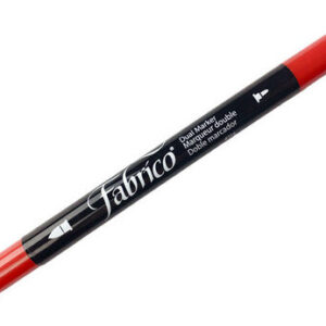 Tsukineko - Fabrico - Dual-Tip Fabric Marker - Poppy Red