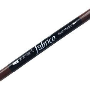 Tsukineko - Fabrico - Dual-Tip Fabric Marker - Chocolate