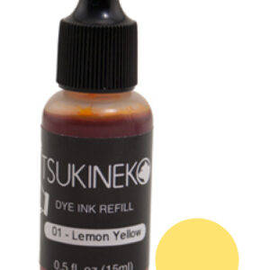 Tsukineko - Dye Ink - Reinker - Lemon Yellow