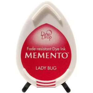 Tsukineko - Memento - Fade Resistant Dye Ink - Dew Drop - Lady Bug