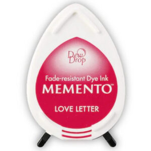Tsukineko - Memento - Fade Resistant Dye Ink - Dew Drop - Love Letter