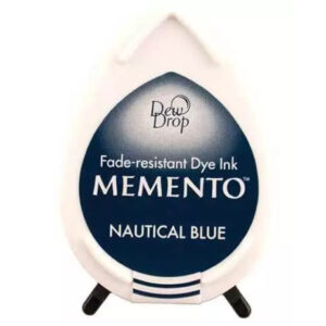 Tsukineko - Memento - Fade Resistant Dye Ink - Dew Drop - Nautical Blue
