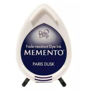 Tsukineko - Memento - Fade Resistant Dye Ink - Dew Drop - Paris Dusk