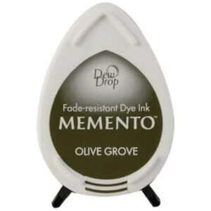 Tsukineko - Memento - Fade Resistant Dye Ink - Dew Drop - Olive Grove