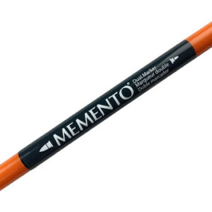 Tsukineko - Memento - Fade Resistant Dye Ink - Dual-Tip Marker - Tangelo
