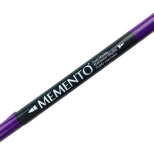 Tsukineko - Memento - Fade Resistant Dye Ink - Dual-Tip Marker - Grape Jelly