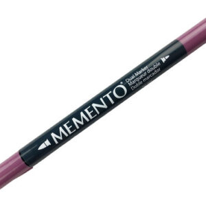 Tsukineko - Memento - Fade Resistant Dye Ink - Dual-Tip Marker - Sweet Plum