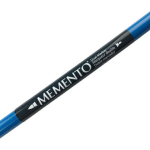 Tsukineko - Memento - Fade Resistant Dye Ink - Dual-Tip Marker - Bahama Blue