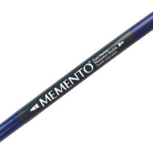 Tsukineko - Memento - Fade Resistant Dye Ink - Dual-Tip Marker - Paris Dusk