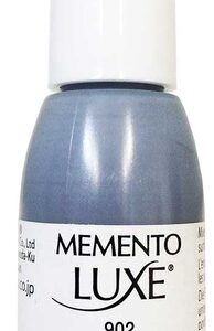 Tsukineko - Memento Luxe - Blendable Pigment Ink - Reinker - Gray Flannel