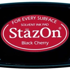 Tsukineko - StazOn - Solvent Ink - Pad - Black Cherry