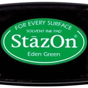 Tsukineko - StazOn - Solvent Ink - Pad - Eden Green