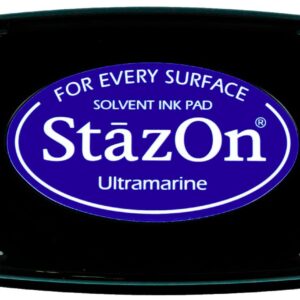Tsukineko - StazOn - Solvent Ink - Pad - Ultramarine