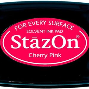 Tsukineko - StazOn - Solvent Ink - Pad - Cherry Pink