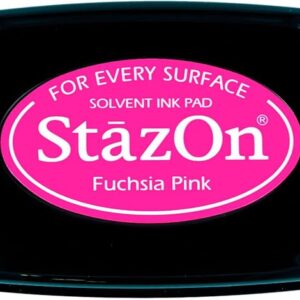 Tsukineko - StazOn - Solvent Ink - Pad - Fuchsia Pink