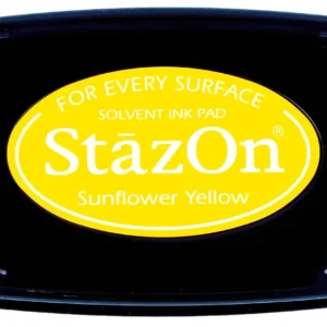 Tsukineko - StazOn - Solvent Ink - Pad - Sunflower Yellow