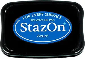 Tsukineko - StazOn - Solvent Ink - Pad - Azure