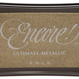 Tsukineko - Encore! - Ultimate Metallic Pigment Ink - Pad - Gold