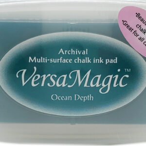 Tsukineko - VersaMagic - Archival Chalk Pigment Ink - Pad - Ocean Depth