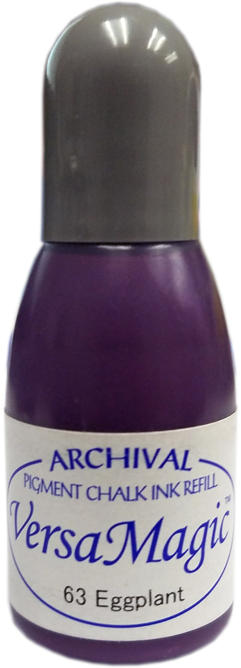 Tsukineko - VersaMagic - Archival Chalk Pigment Ink - Reinker - Eggplant