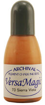 Tsukineko - VersaMagic - Archival Chalk Pigment Ink - Reinker - Sierra Vista