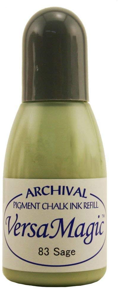 Tsukineko - VersaMagic - Archival Chalk Pigment Ink - Reinker - Sage