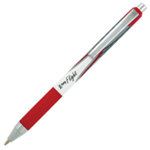 Zebra - Z-Grip Flight - Retractable Gel Pen - Red