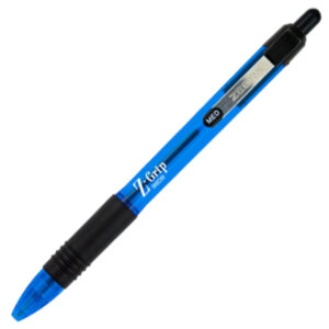 Zebra - Z-Grip - Neon Retractable Ballpoint Pen - Blue