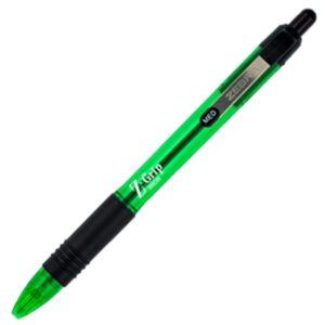 Zebra - Z-Grip - Neon Retractable Ballpoint Pen - Green