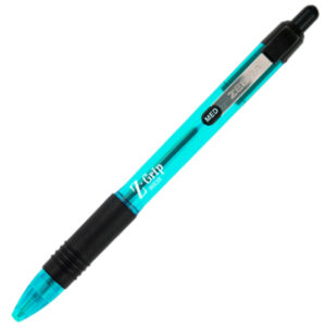 Zebra - Z-Grip - Neon Retractable Ballpoint Pen - Teal