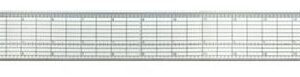 Westcott - Grid Ruler with Metal Cutting Edge (18")