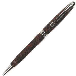 Leatherette - Ballpoint Pen - Burgundy Barrel